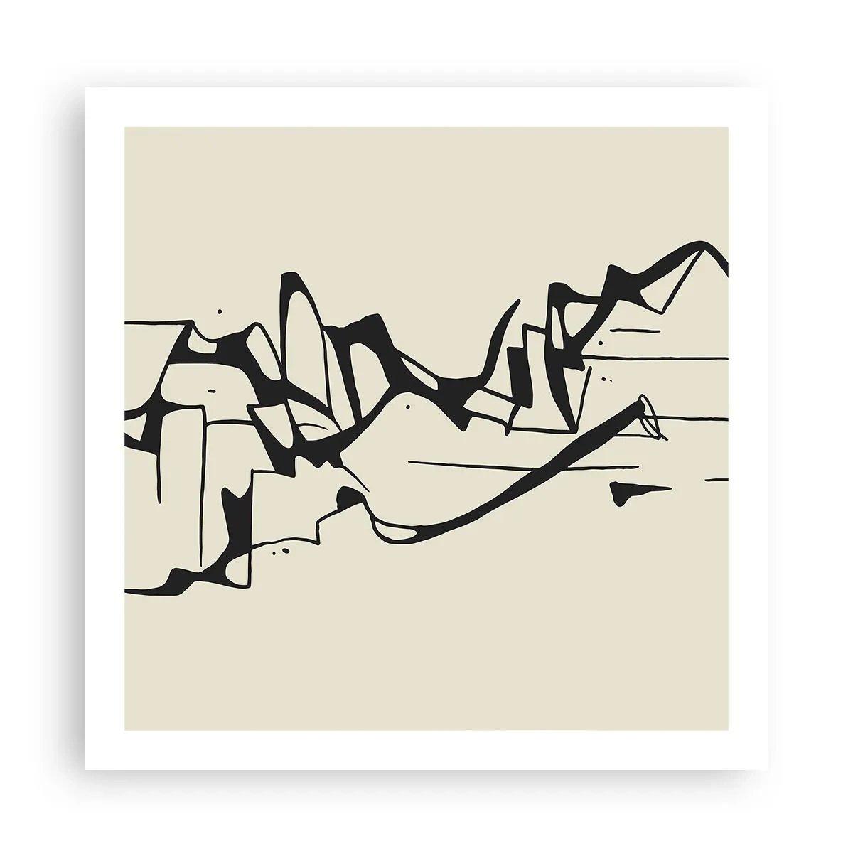 Poster - Poate că peisajul - 60x60 cm