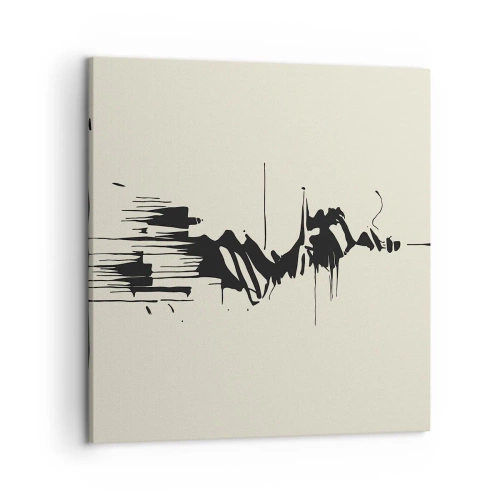 Tablou pe pânză - Abstracție pripită - 50x50 cm