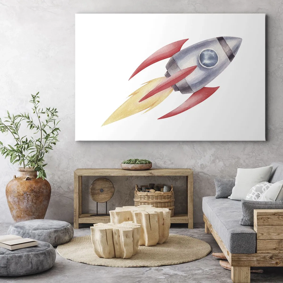 Tablou pe pânză - Mai sus, mai repede, mai departe - 100x70 cm