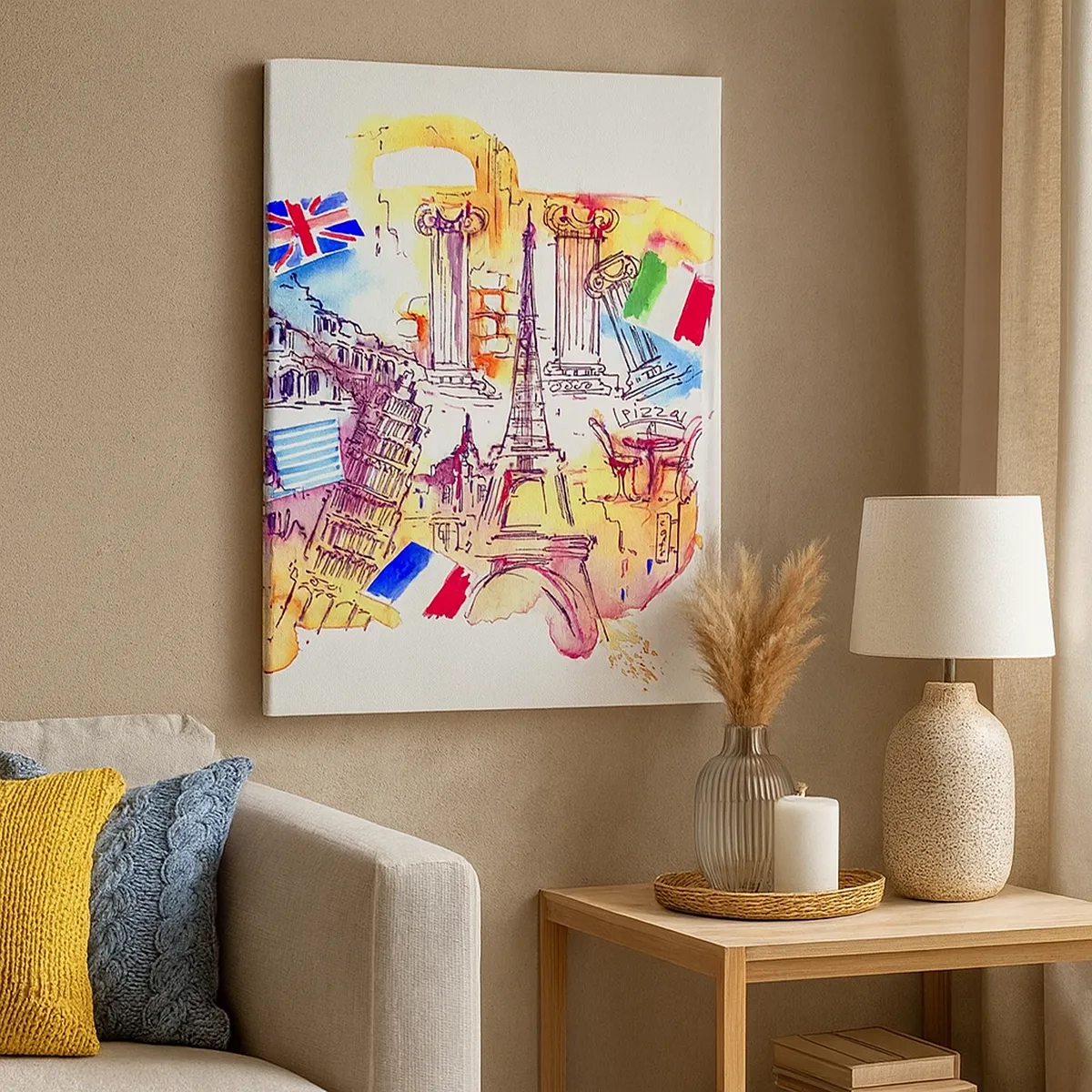 Tablou pe pânză - Turneu european - 50x70 cm