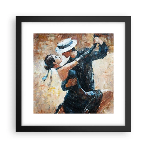 Poster în ramă neagră - A la Rudolf Valentino - 30x30 cm