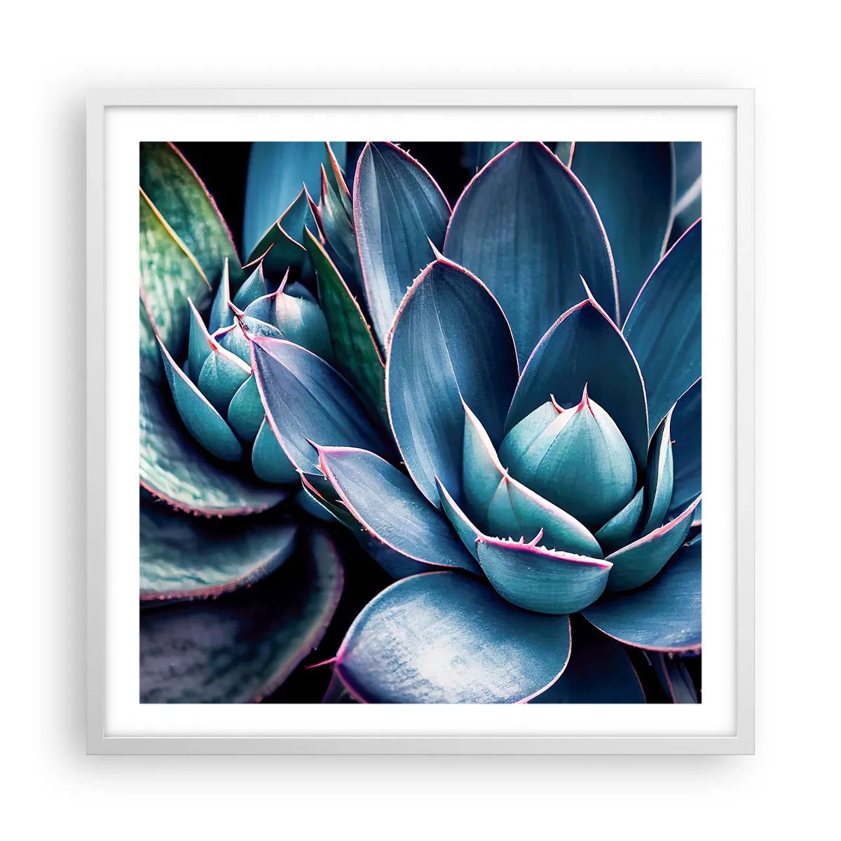 Poster în ramă albă - Forța vitală - 60x60 cm