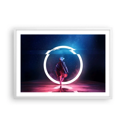 Poster în ramă albă - Între lumi - 70x50 cm