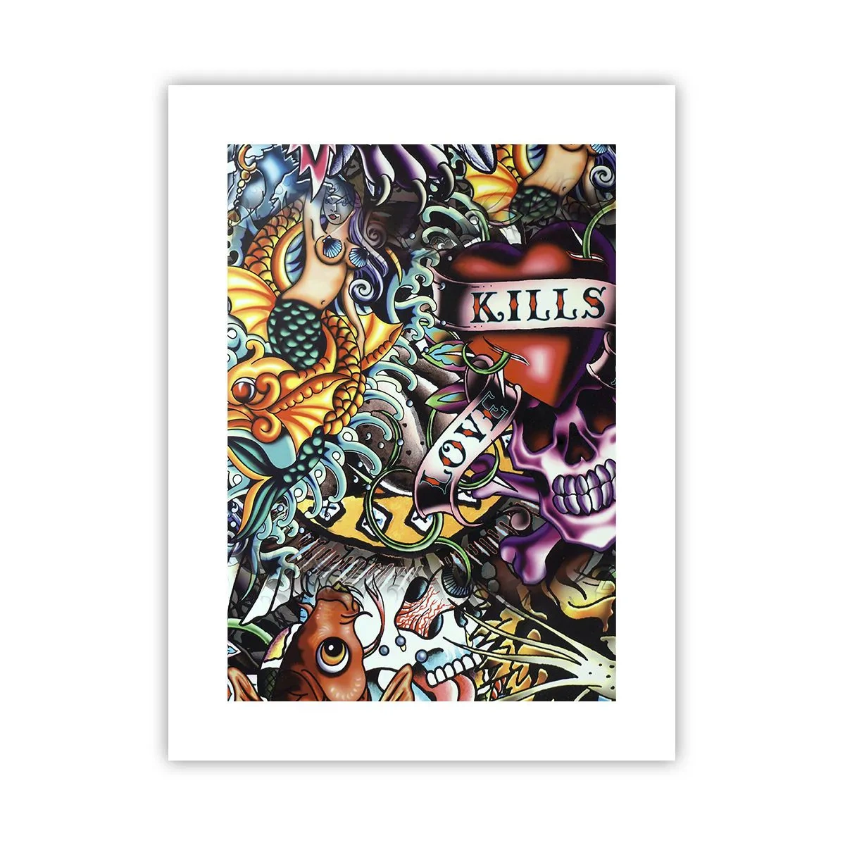 Poster - Visul unui artist tatuator - 30x40 cm