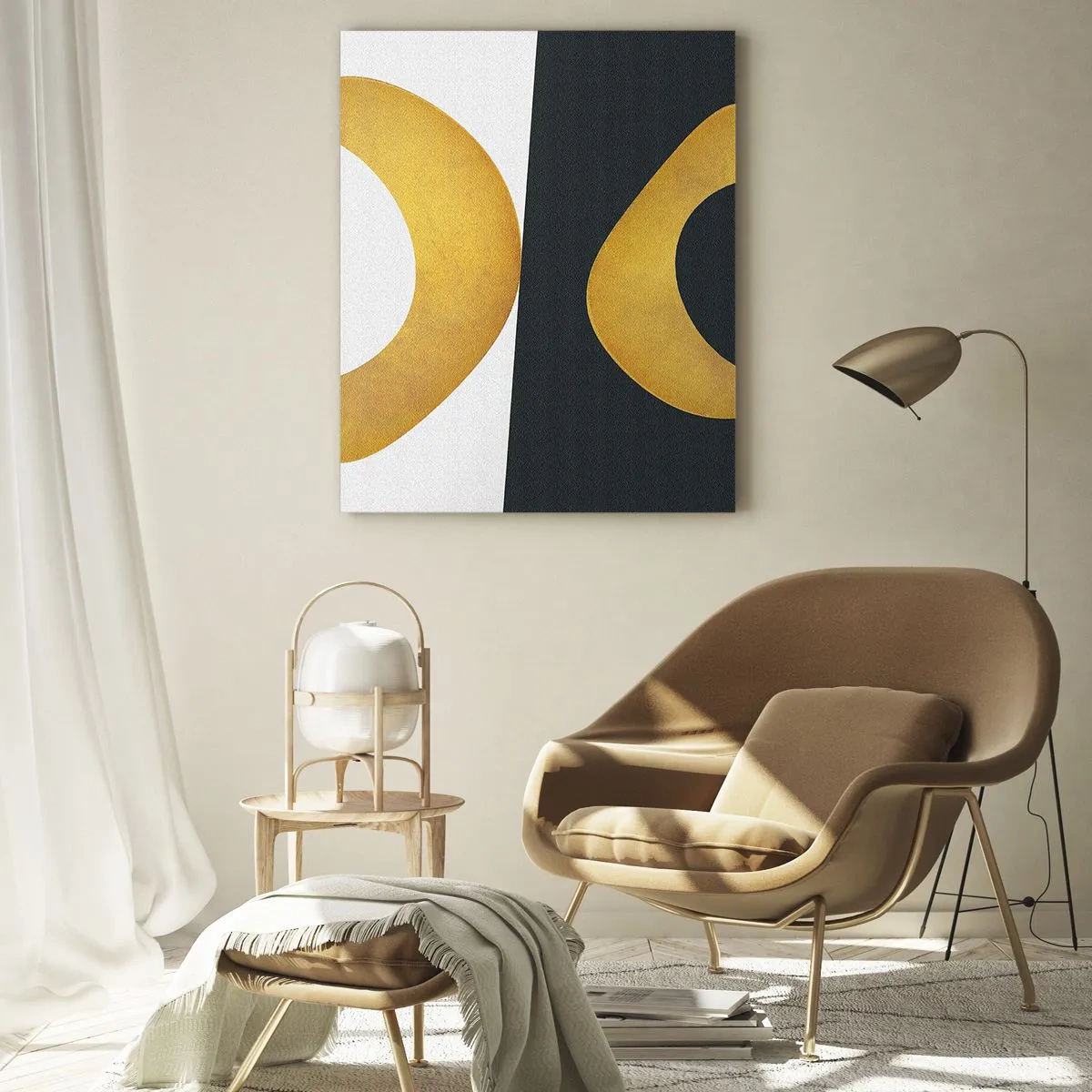 Tablou pe sticlă - În primul rând: aurul - 50x70 cm