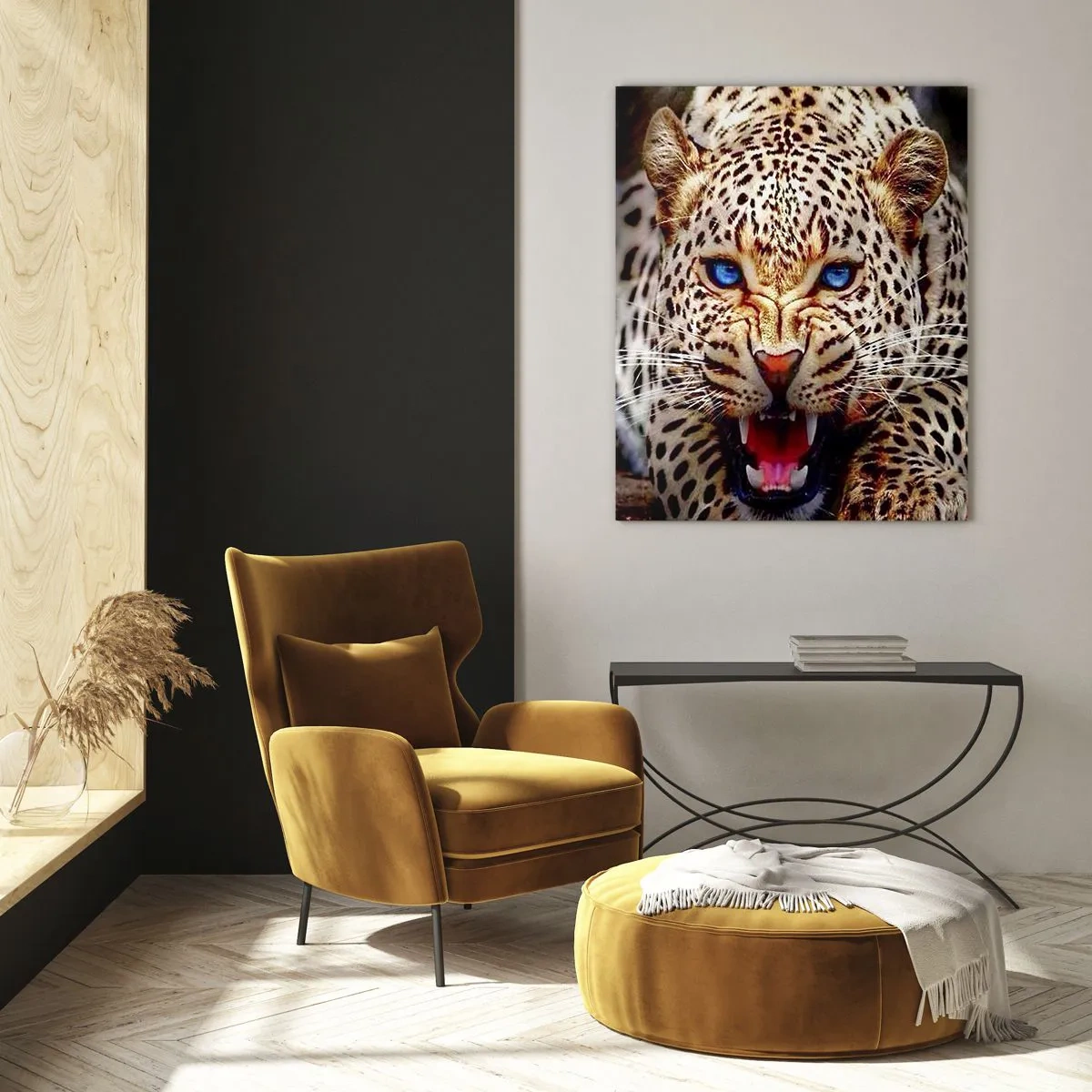 Tablou pe sticlă - Furie pură - 50x70 cm