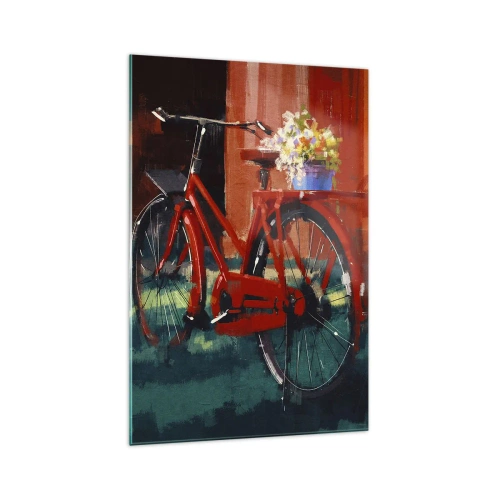 Tablou pe sticlă - I want to ride my bicycle - 70x100 cm
