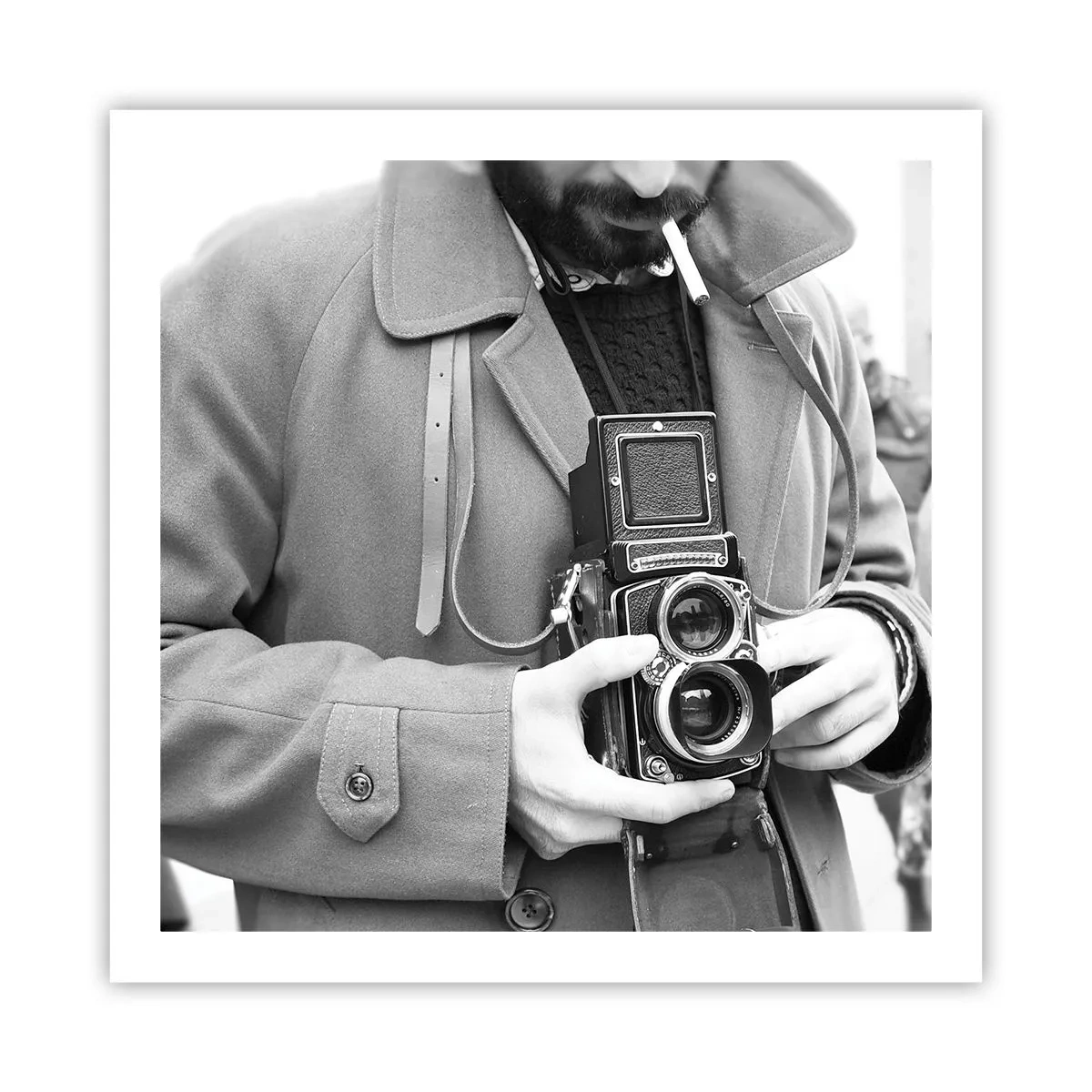 Poster - În stilul retro - 60x60 cm