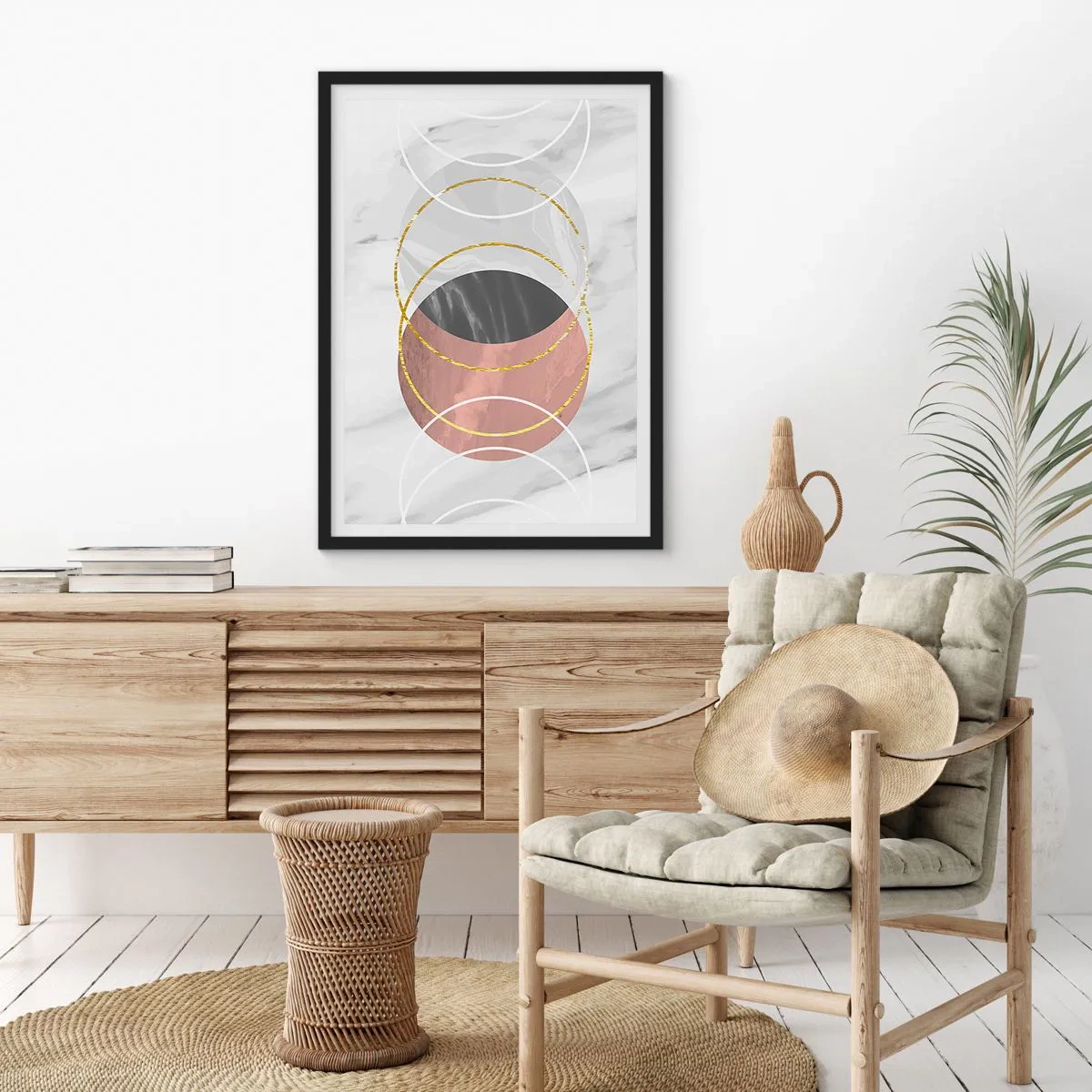 Poster în ramă neagră - Muzica sferelor - 61x91 cm