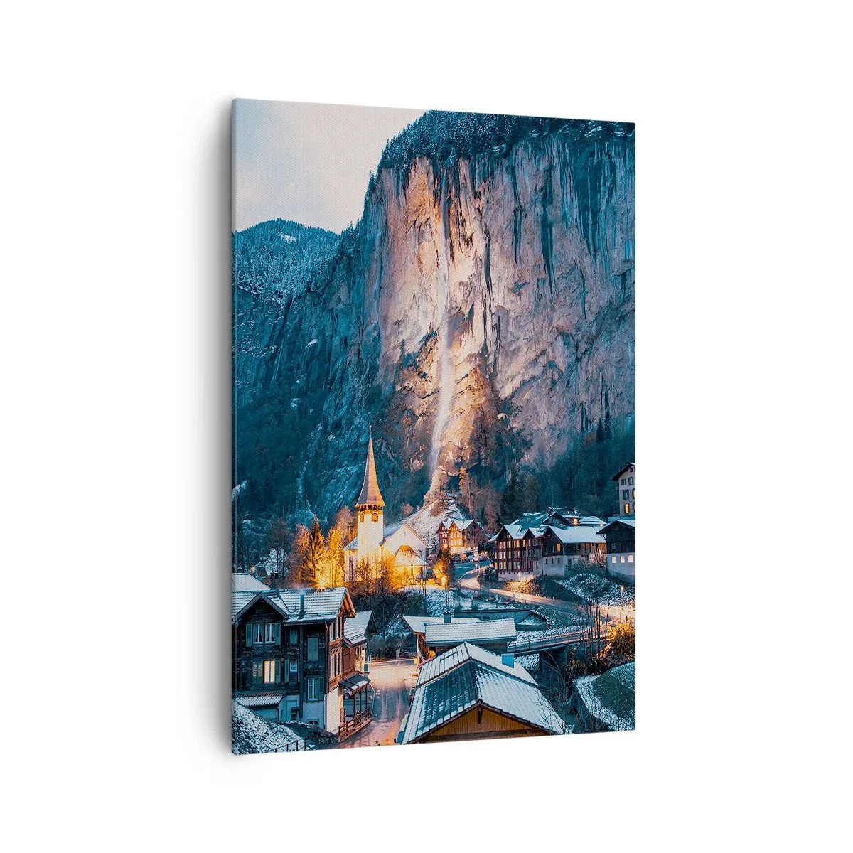 Tablou pe pânză - Spiritul luminos al iernii - 70x100 cm