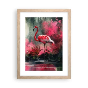 Poster în ramă de stejar deschis - O lecție de farmec natural - 30x40 cm