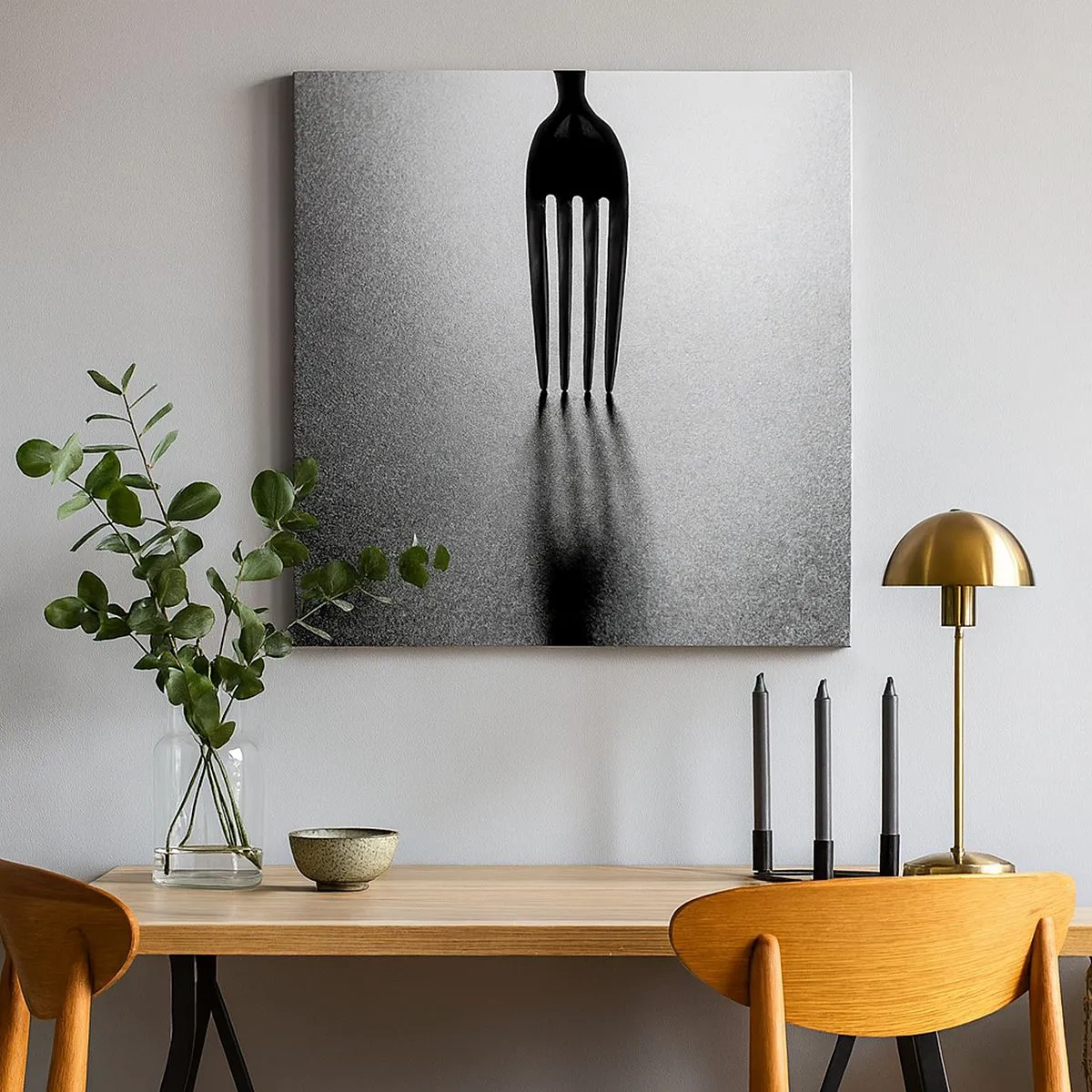 Tablou pe pânză - Lumină și umbră - 30x30 cm