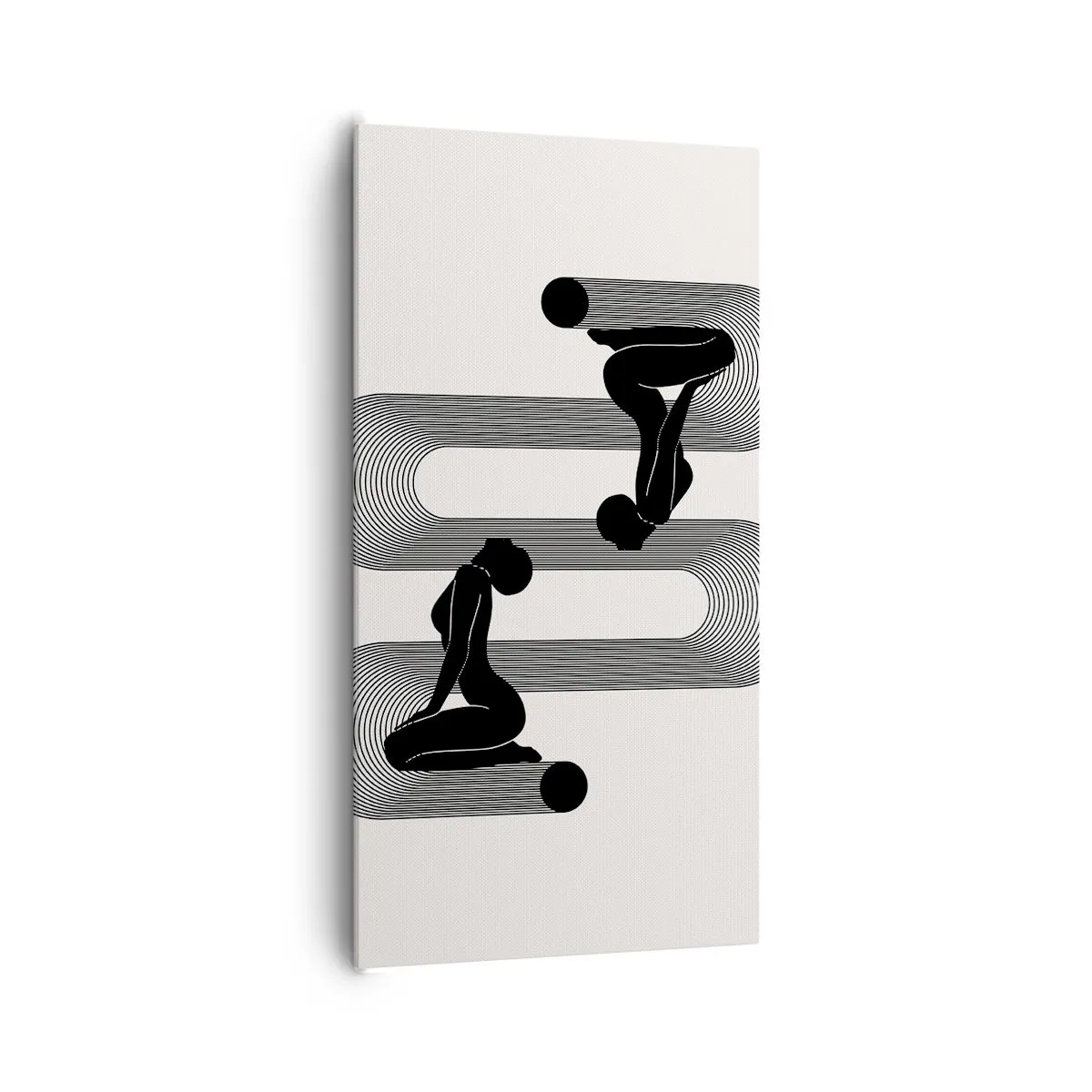 Tablou pe pânză - Simetrie senzuală - 65x120 cm