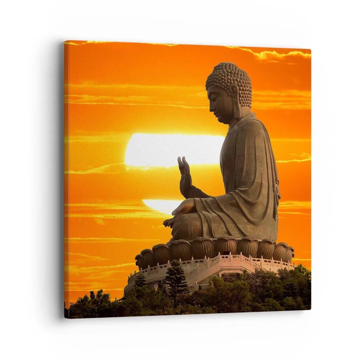 Tablou pe pânză - Fără frică de lume - 40x40 cm