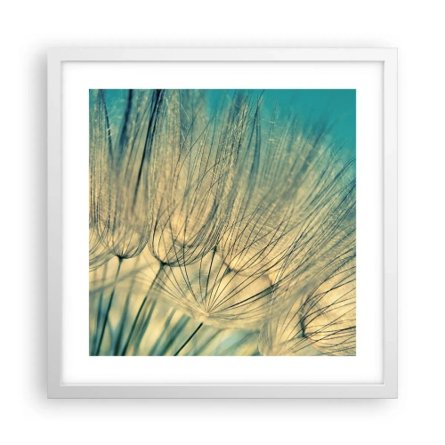 Poster în ramă albă - Așteptând vântul - 40x40 cm