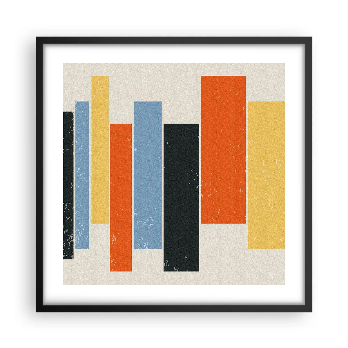 Poster în ramă neagră - Înregistrare muzicală - 50x50 cm