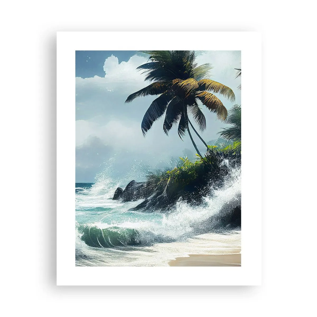 Poster - Pe un țărm tropical - 40x50 cm