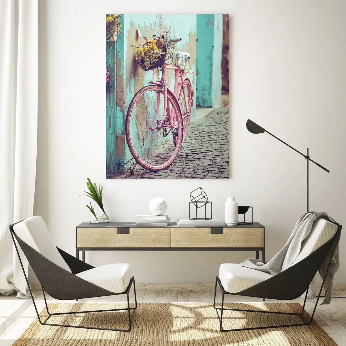 Tablou pe sticlă - Mă întorc imediat - 50x70 cm