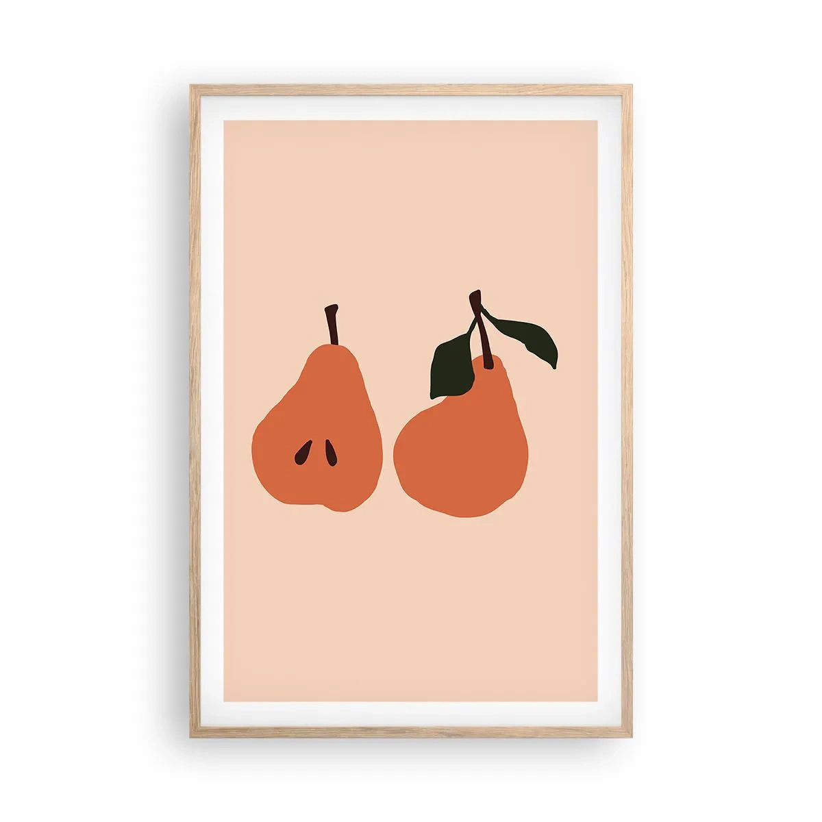 Poster în ramă de stejar deschis - Dulceața în sine - 61x91 cm