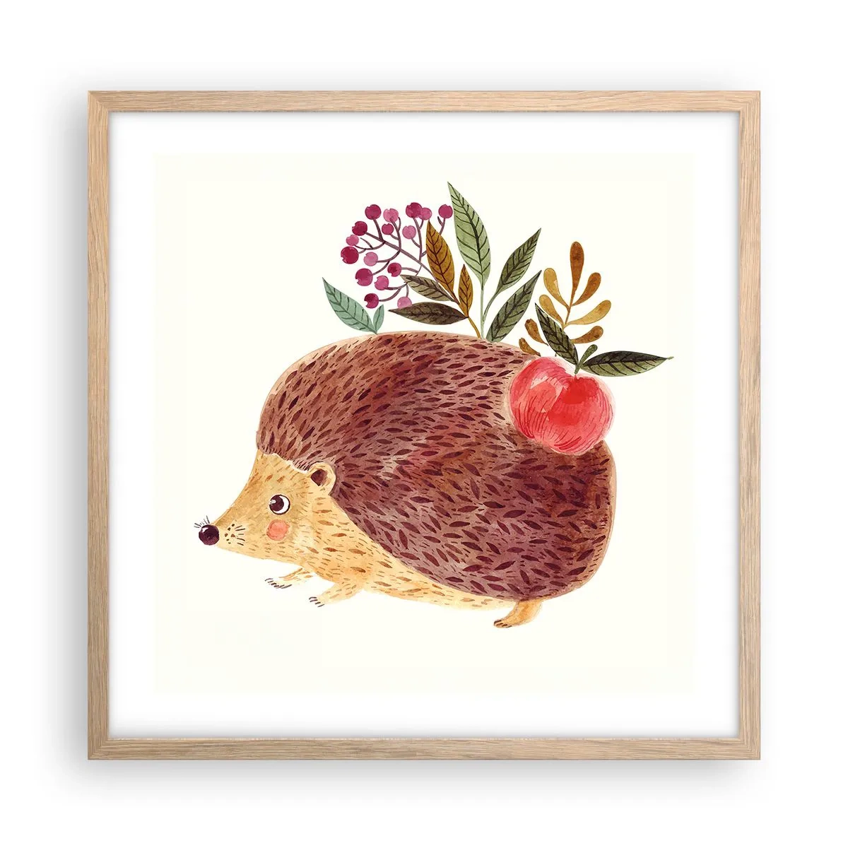 Poster în ramă de stejar deschis - Și tu deja mă placi - 50x50 cm