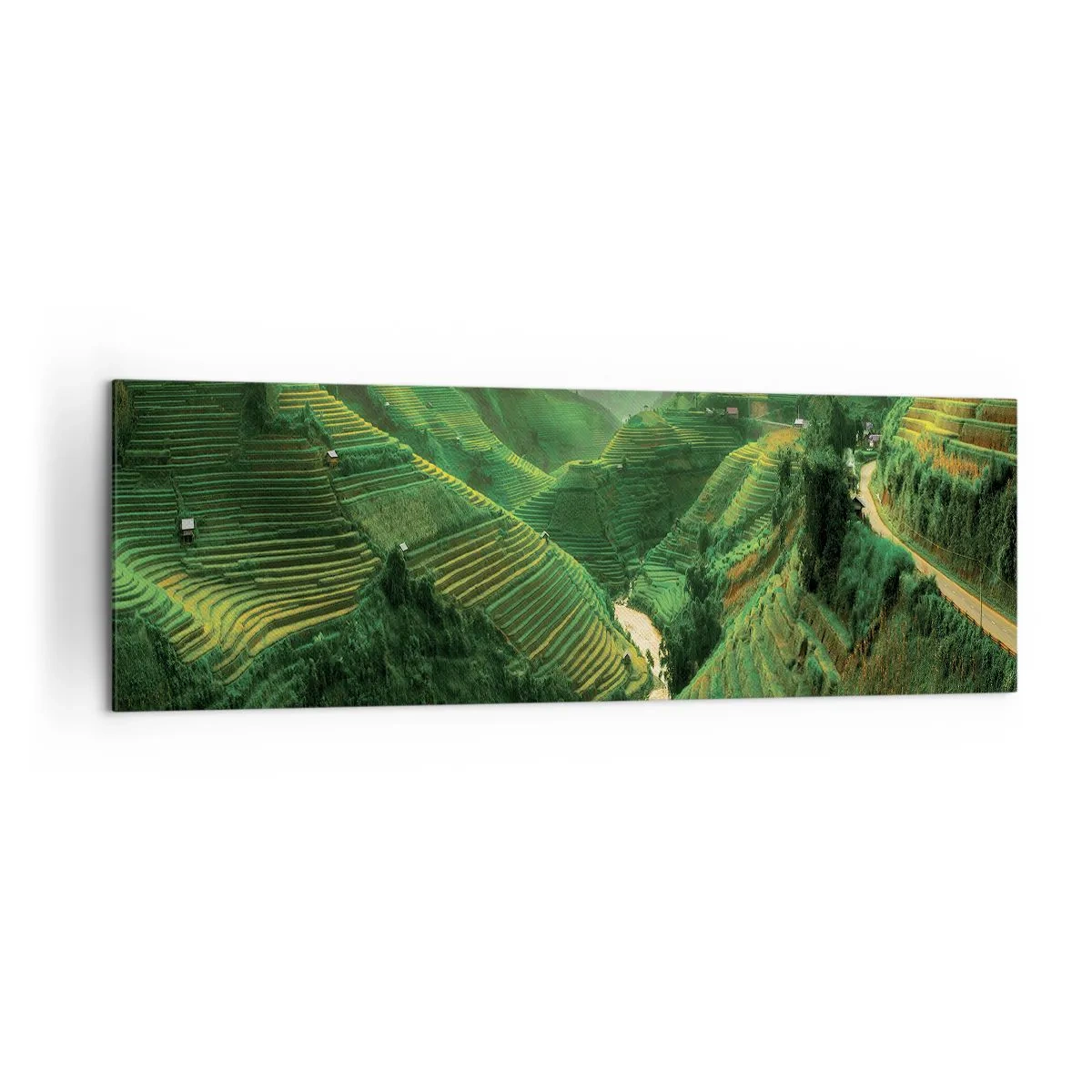 Tablou pe pânză - Valea vietnameză - 160x50 cm