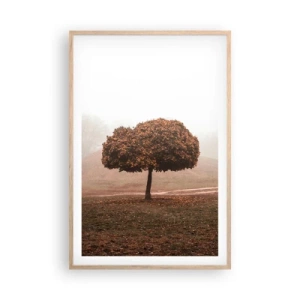 Poster în ramă de stejar deschis - După o vară aglomerată - 61x91 cm