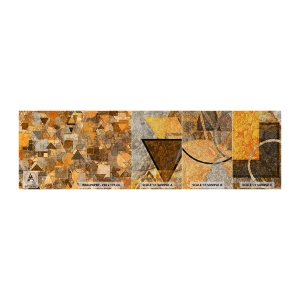 Mostră tapet Premium Sand - Lumea băgată în formă - Abstracția, Bucată, Model modern - 100x30 cm