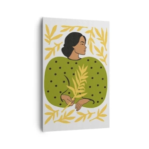 Tablou pe pânză - Fata hawaiiană - 80x120 cm