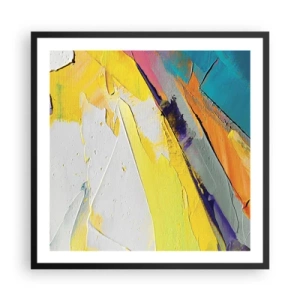Poster în ramă neagră - Anatomia luminii - 60x60 cm