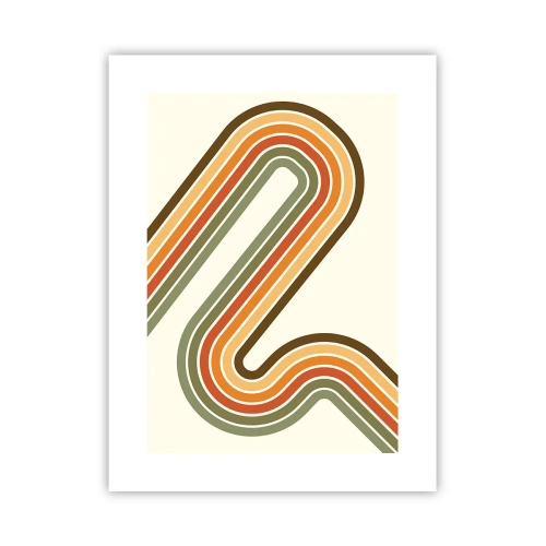 Poster - Cu zigzag până la destinație - 30x40 cm