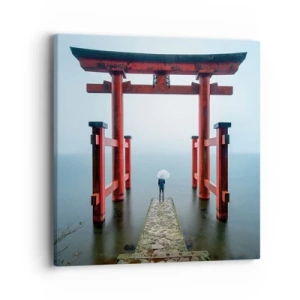 Tablou pe pânză - Reverie japoneză - 40x40 cm