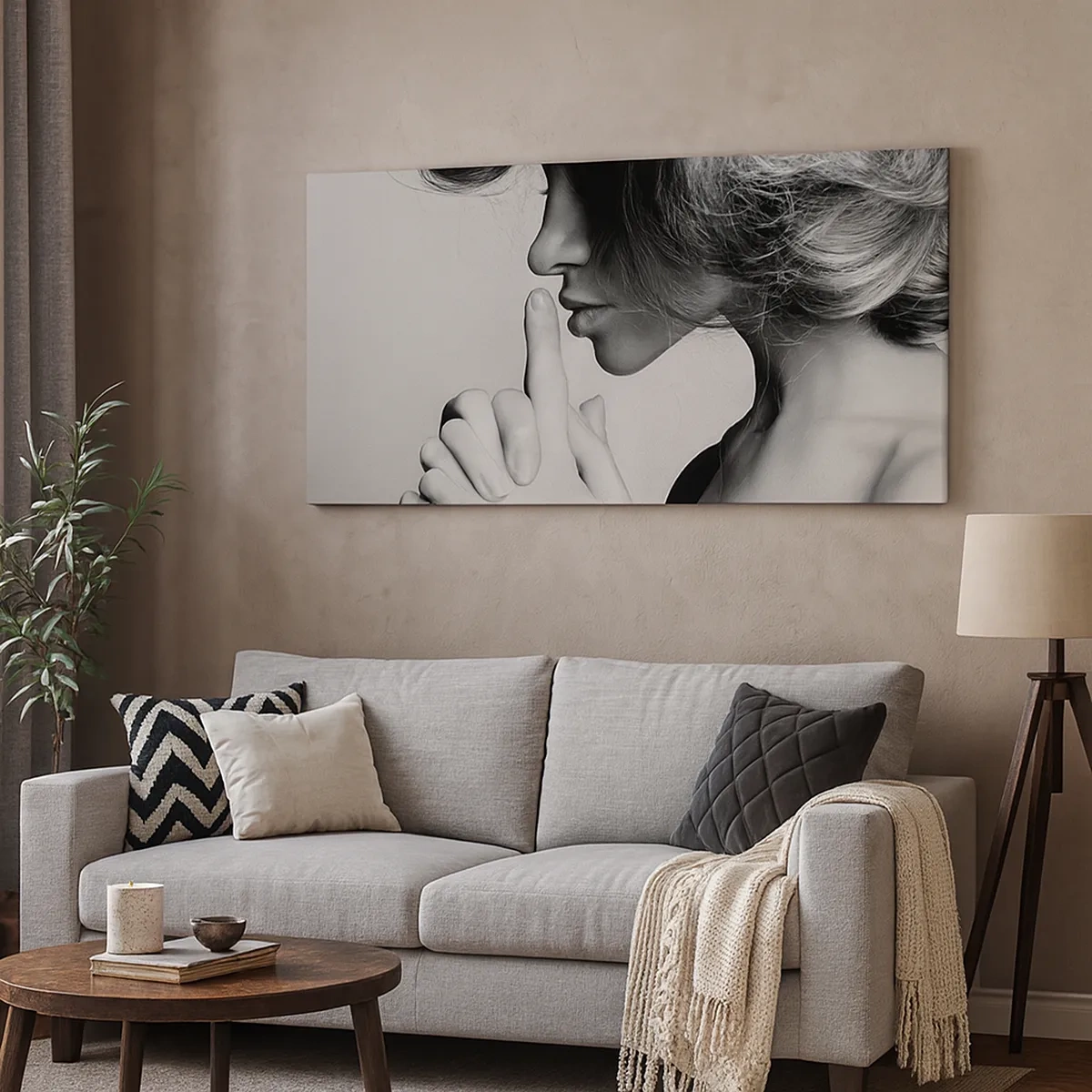 Tablou pe pânză - Ascultă-te pe tine însuți - 30x30 cm