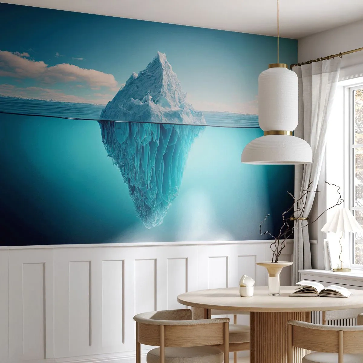 Tapet Standard Eco - Regina de gheață - Aisberg, Apă, Gheţar - 350x256 cm