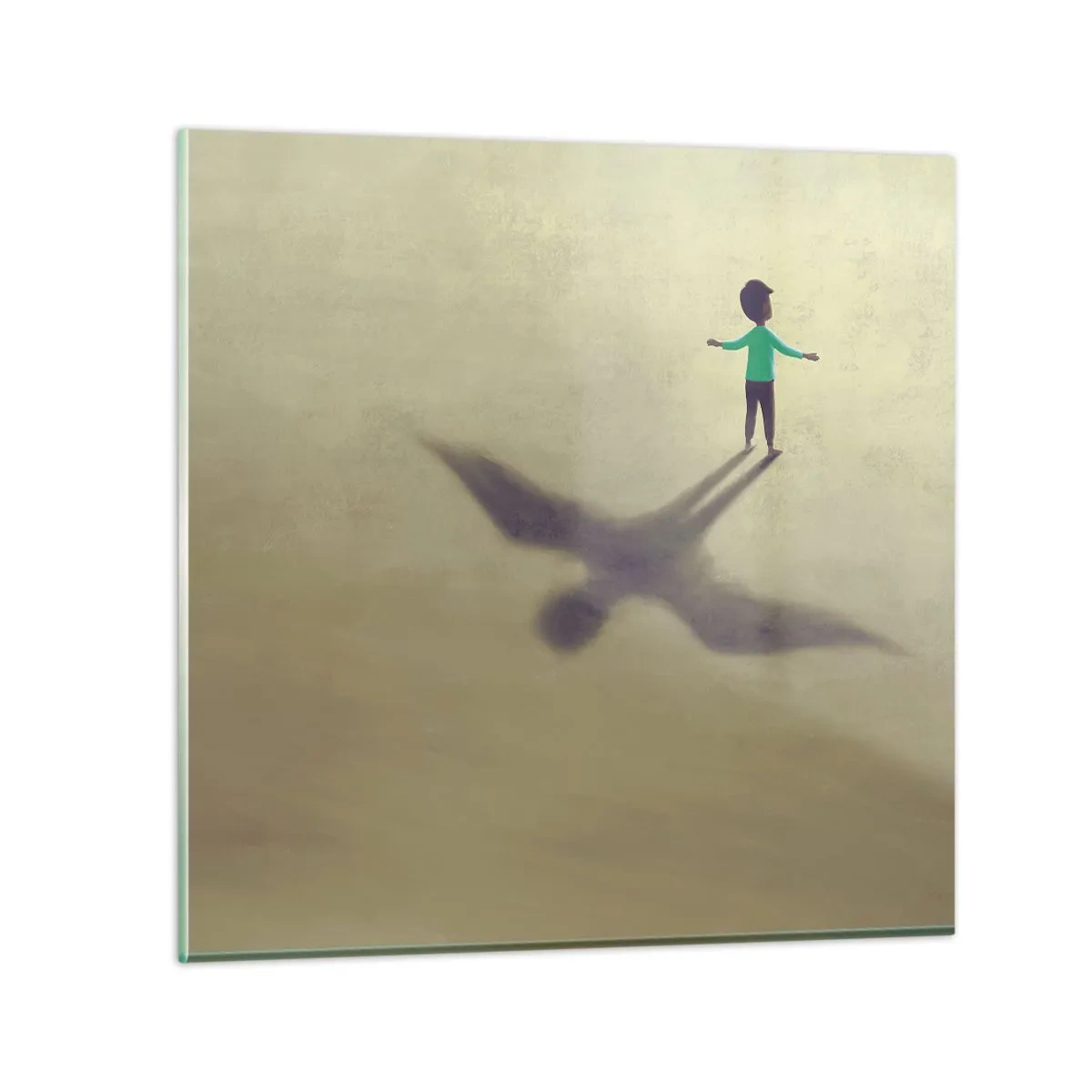 Tablou pe sticlă - Eroul viitorului - 60x60 cm