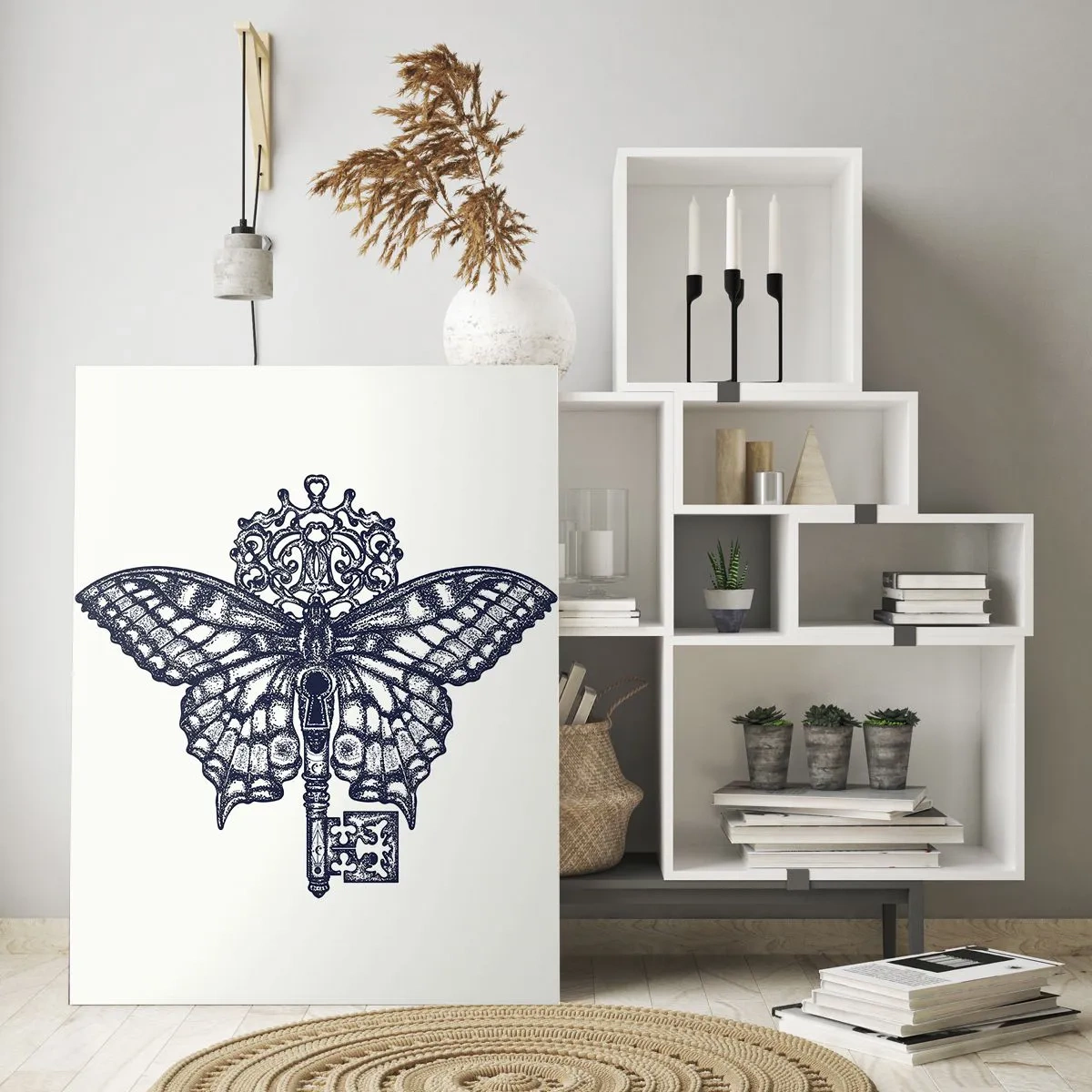 Tablou pe sticlă - Toate secretele inimii - 70x100 cm