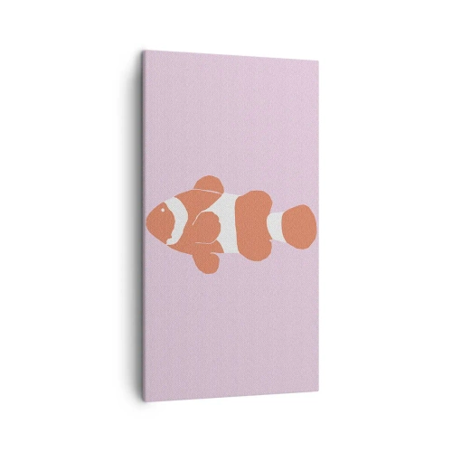 Tablou pe pânză - Coralul îi vine bine - 45x80 cm