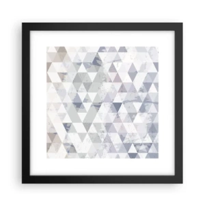 Poster în ramă neagră - În ritm de trei - 30x30 cm