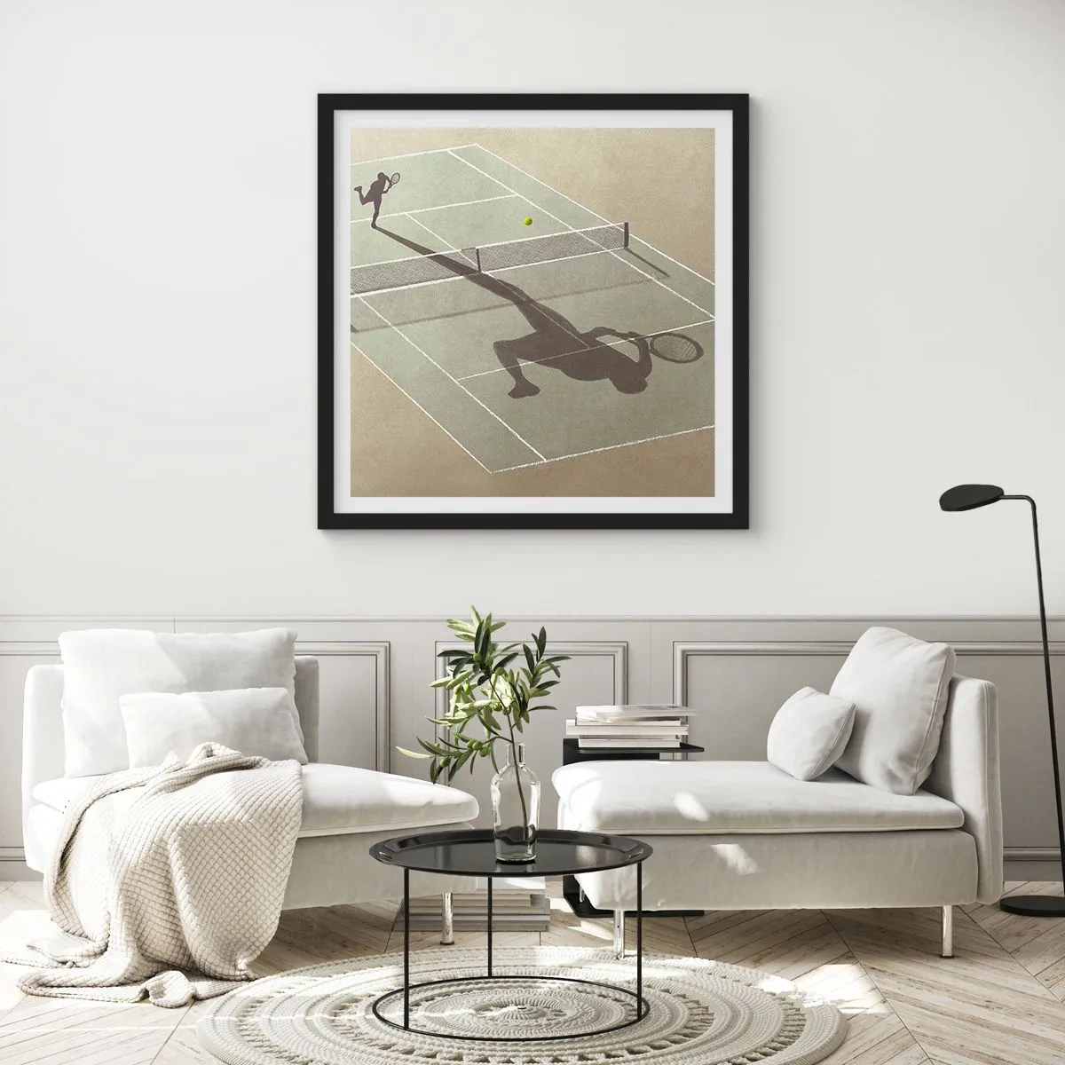 Poster în ramă neagră - Învinge-te pe tine însuți - 30x30 cm