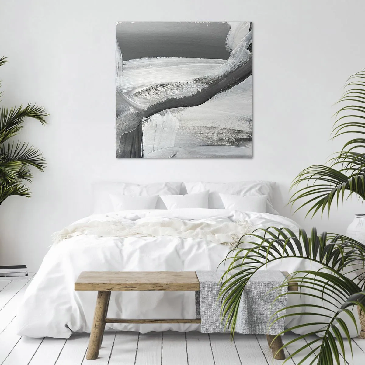 Tablou pe pânză - Cu o mișcare decisivă - 40x40 cm