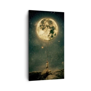 Tablou pe pânză - Cel care a furat Luna - 45x80 cm