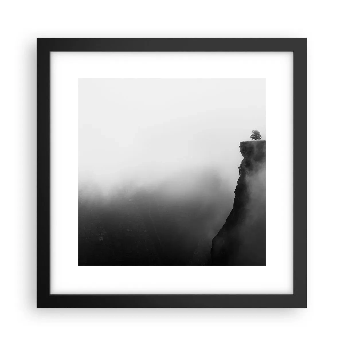Poster în ramă neagră - La capătul lumii - 30x30 cm