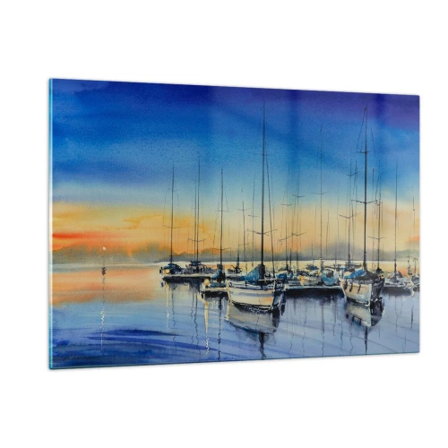 Tablou pe sticlă - Sfârșitul unei zile bune - 120x80 cm