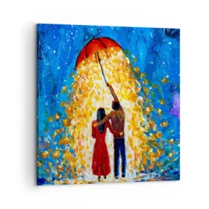 Tablou pe pânză - Magia unei seri ploioase? - 50x50 cm