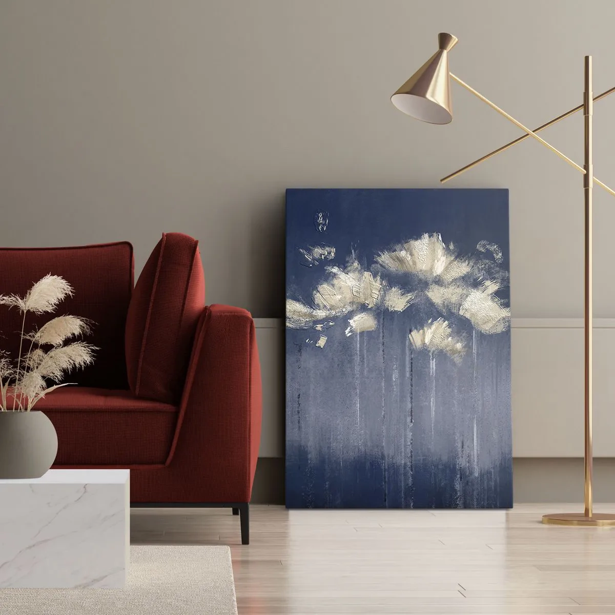 Tablou pe pânză - Ca petalele în vânt - 45x80 cm