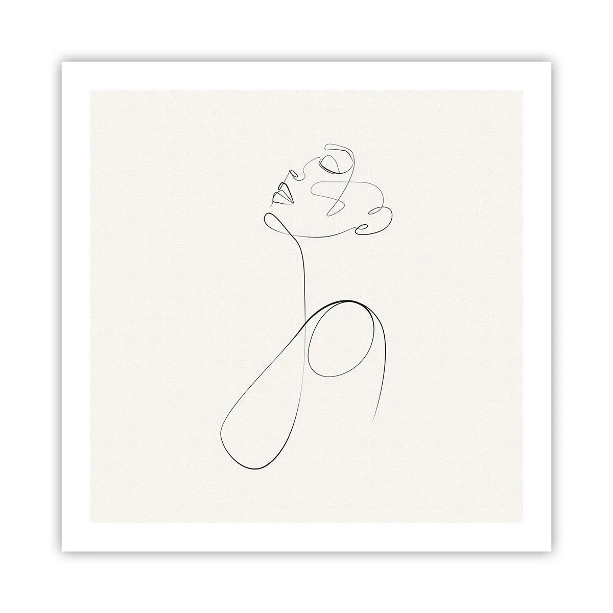 Poster - Încâlcită în vise - 60x60 cm