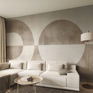 Tapet Standard Eco - Similitudini și diferențe - Minimalism, Luminos, Forme - 350x256 cm