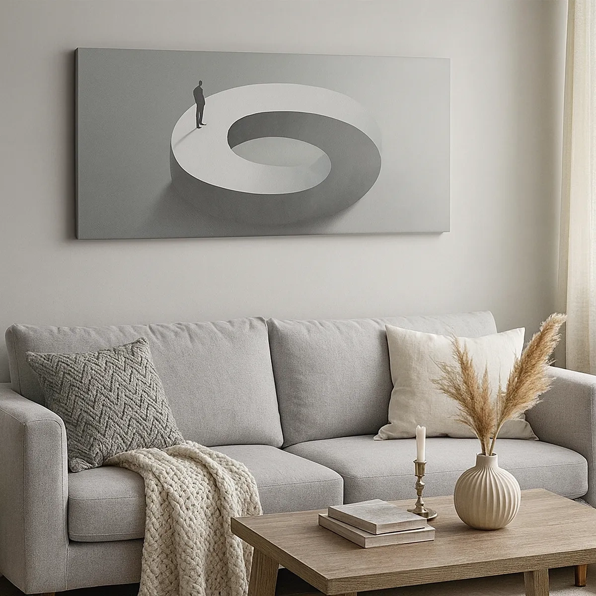 Tablou pe pânză - Înțelegi ceva? - 30x30 cm