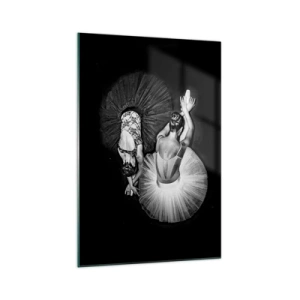 Tablou pe sticlă - Yin și yang - echilibrul perfect - 70x100 cm