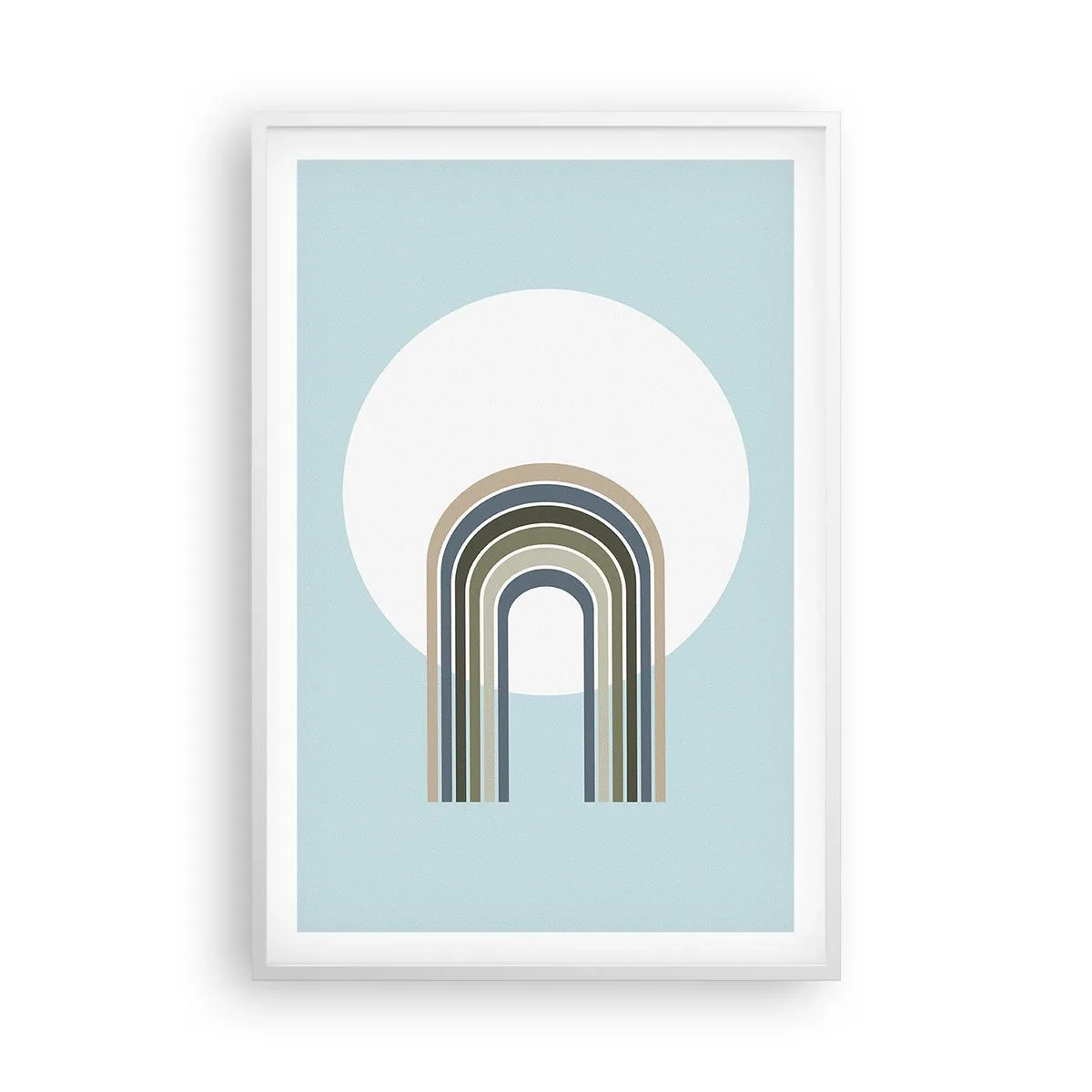 Poster în ramă albă - Atracție irezistibilă - 61x91 cm