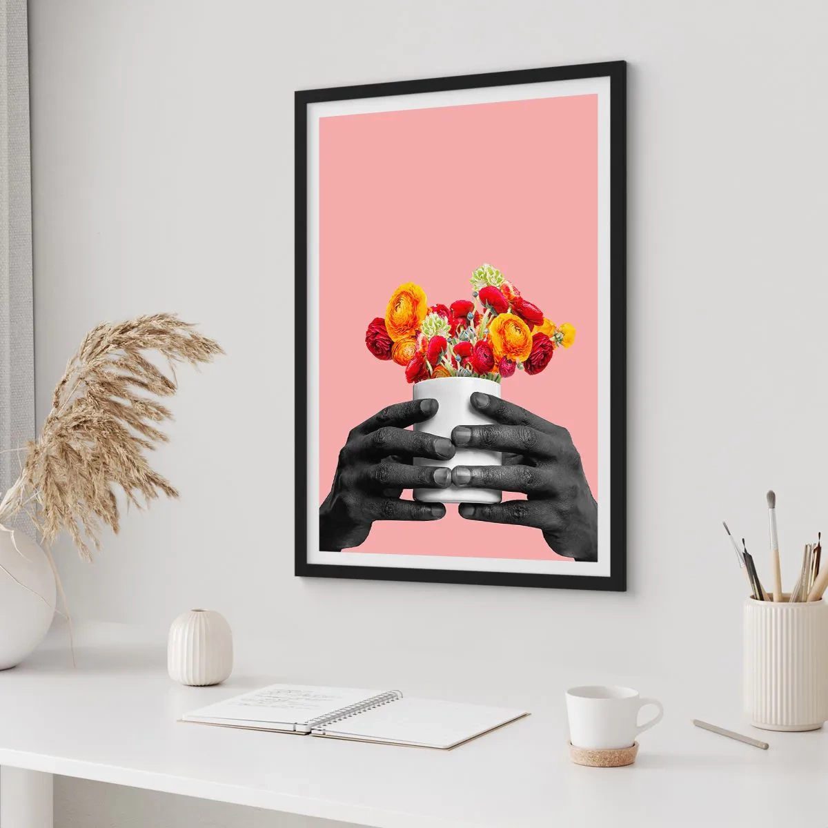 Poster în ramă neagră - Apoteoza vieții - 61x91 cm